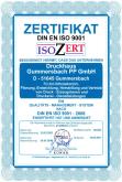 Zertifikat DIN EN ISO 9001:2008
