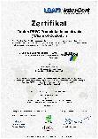 Certificate PEFC 9001:2010